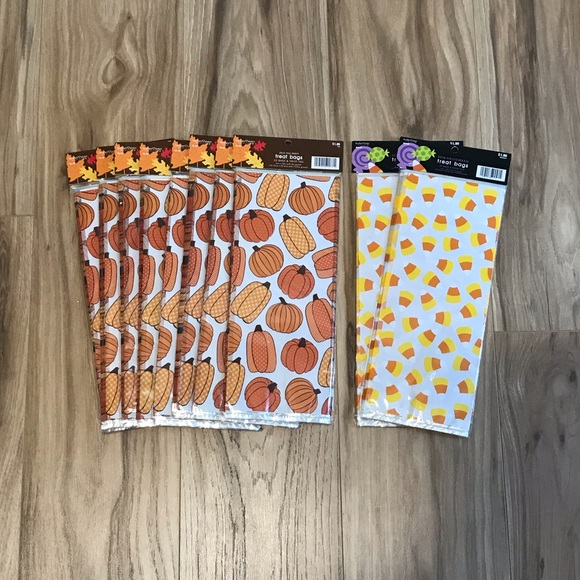 NWT 10 Packages Halloween & Fall Treat Bags - Picture 2 of 14